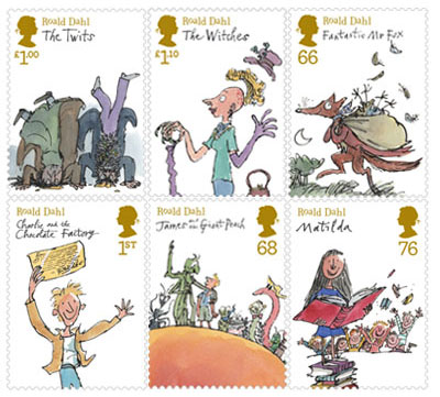 Roald Dahl Stampset