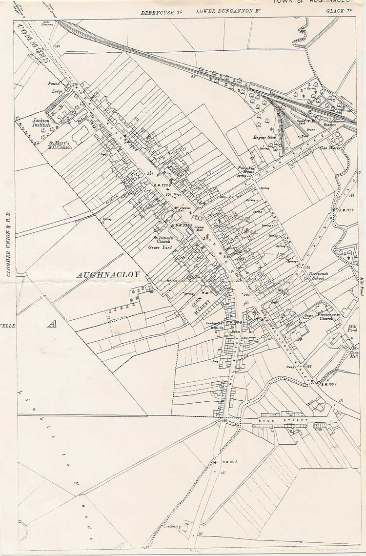 Aughnacloy Map