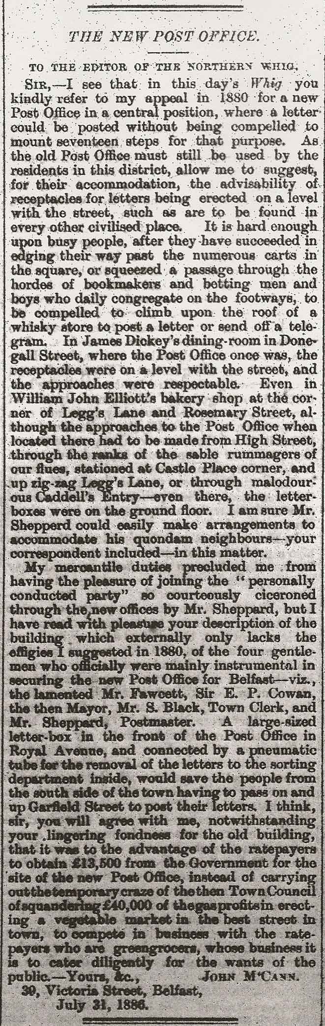 NorthernWhig 4 Aug 1886